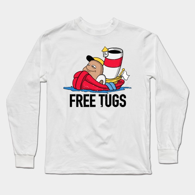 Free Tugs Long Sleeve T-Shirt by BankaiChu